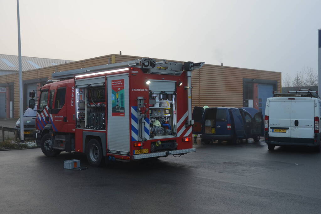 Schade aan voertuig na brand