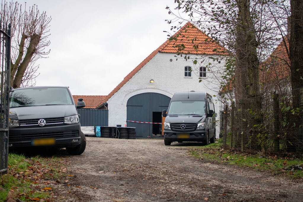 Drugslab op boerderij ontmanteld