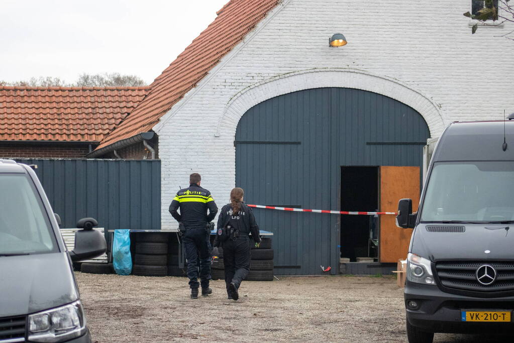 Drugslab op boerderij ontmanteld