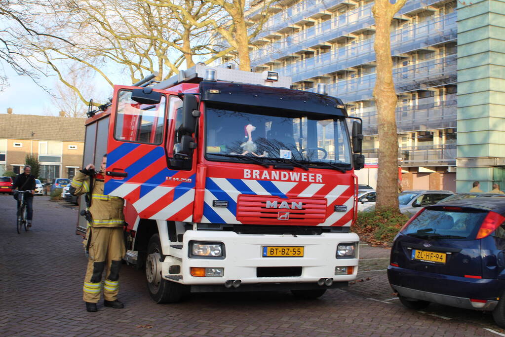 Gewonde bij brand in flatwoning