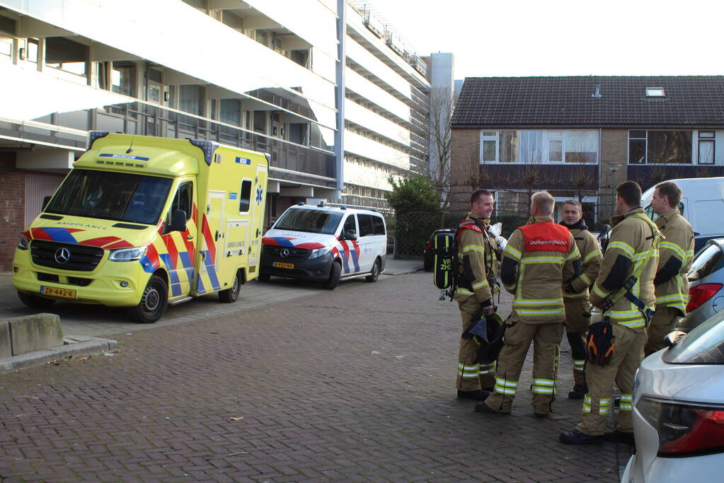 Gewonde bij brand in flatwoning