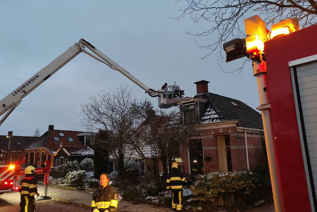 Schoorsteenbrand snel onder controle