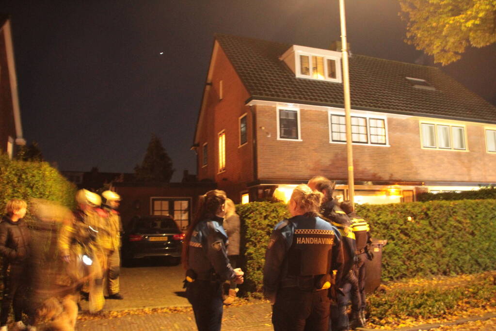 Onderzoek naar rookontwikkeling in woning