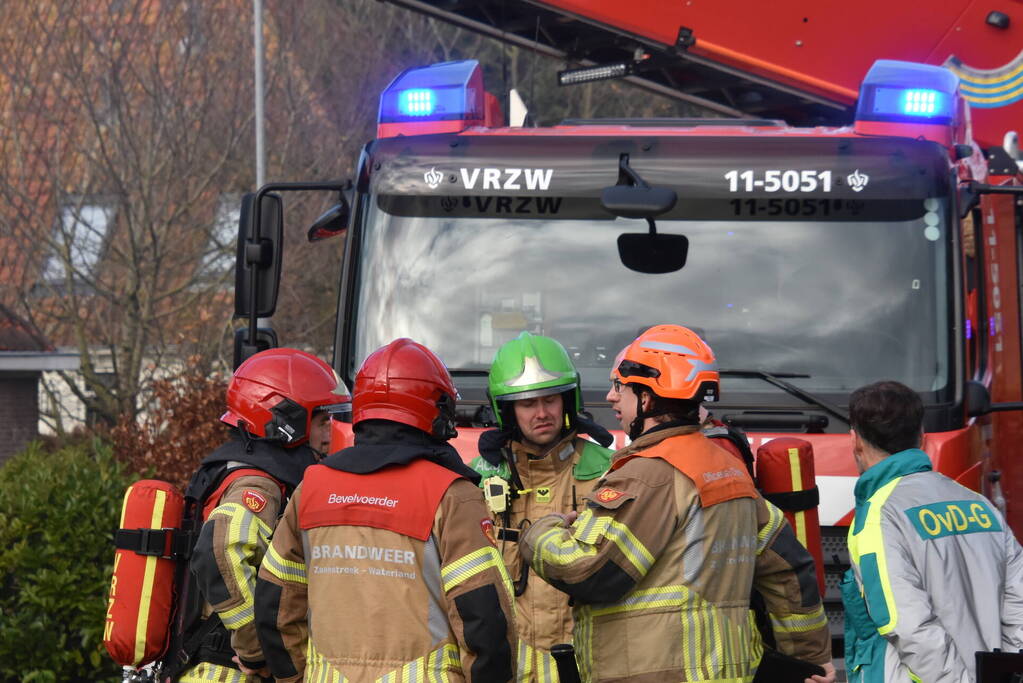 Grote brand in vrijstaande woning