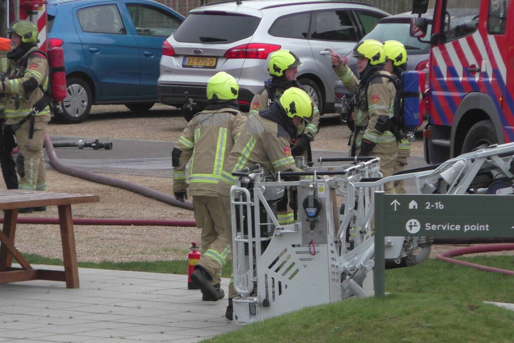 Felle brand in sauna van vakantiewoning