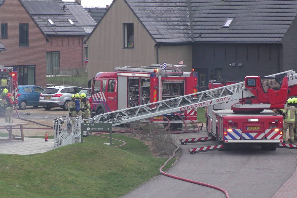 Felle brand in sauna van vakantiewoning