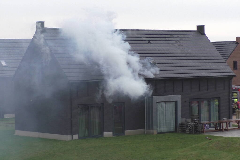 Felle brand in sauna van vakantiewoning