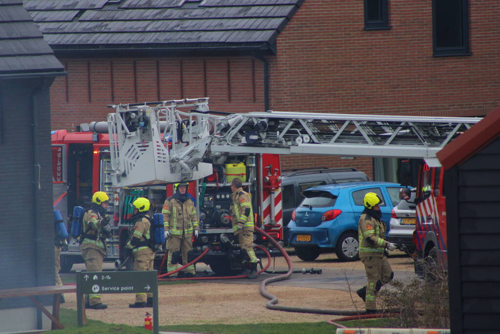 Felle brand in sauna van vakantiewoning