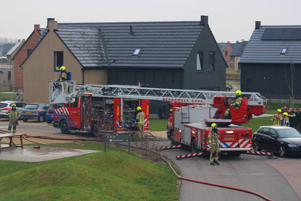 Felle brand in sauna van vakantiewoning