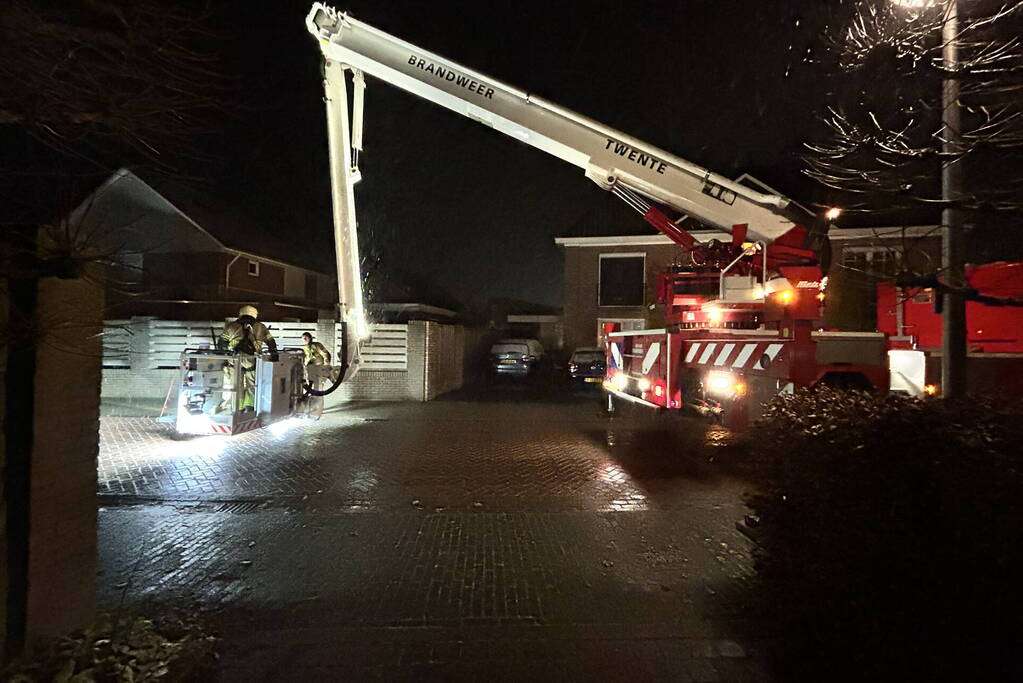 Brand in schoorsteen snel gedoofd