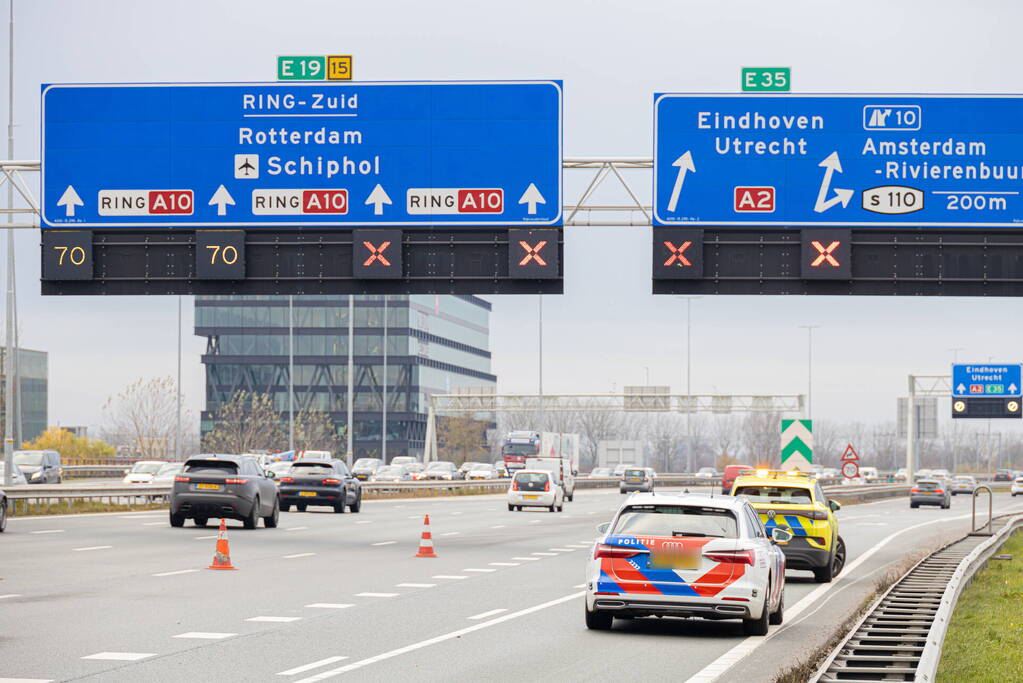 Zwaargewonde bij ongeval op snelweg