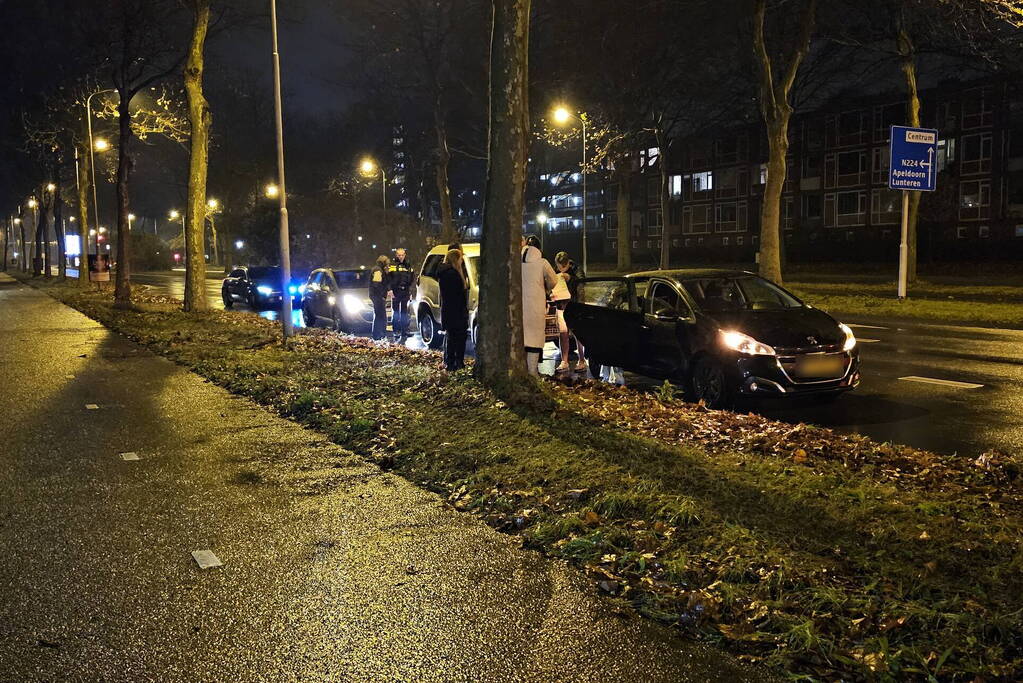 Schade bij kop-staart botsing