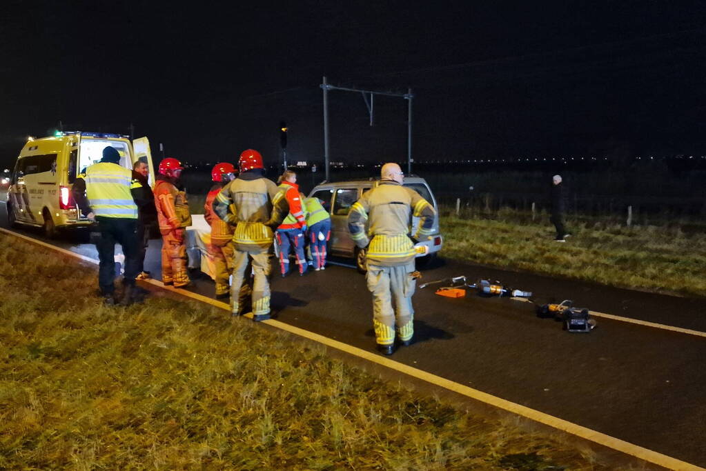 Hulpdiensten groots ingezet voor ongeval