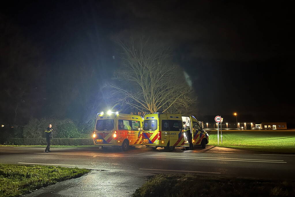 Meerdere gewonden bij ongeval tussen twee voertuigen