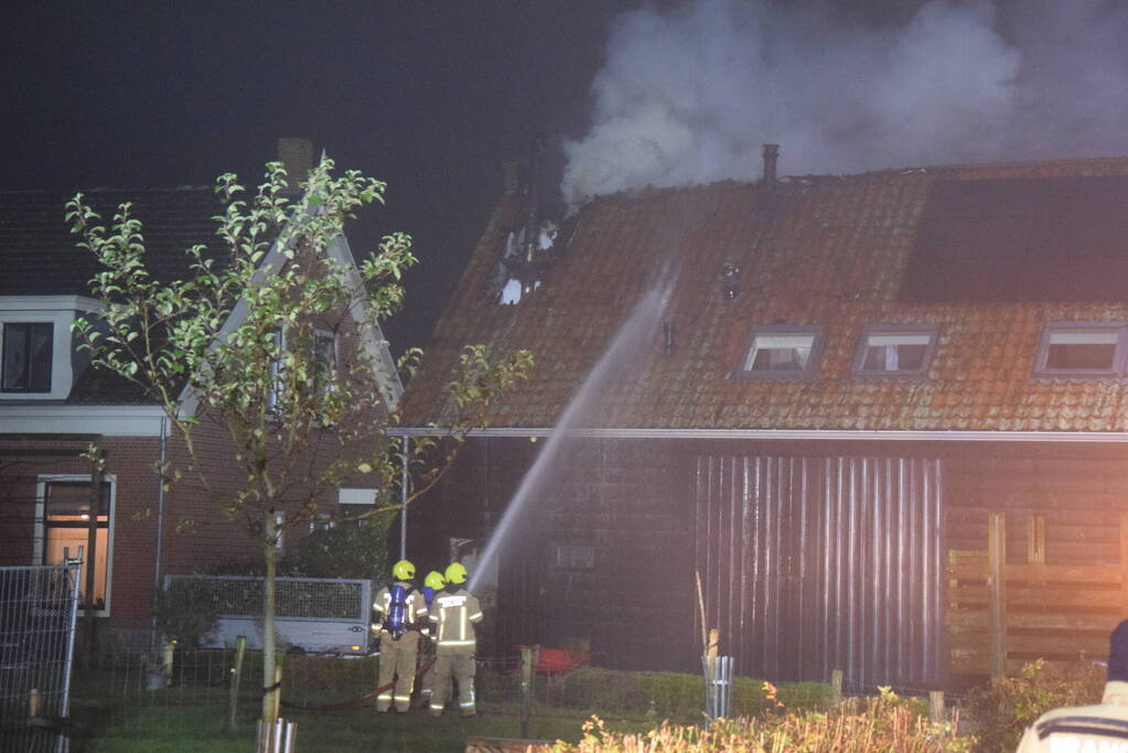 Veel schade na uitslaande brand in woning