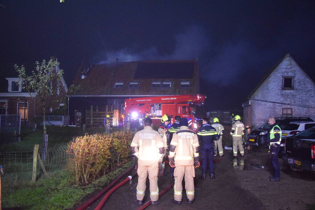 Veel schade na uitslaande brand in woning