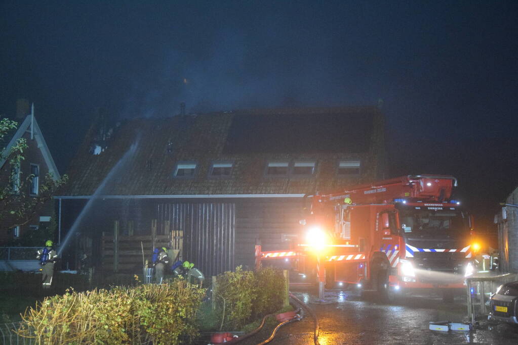 Veel schade na uitslaande brand in woning