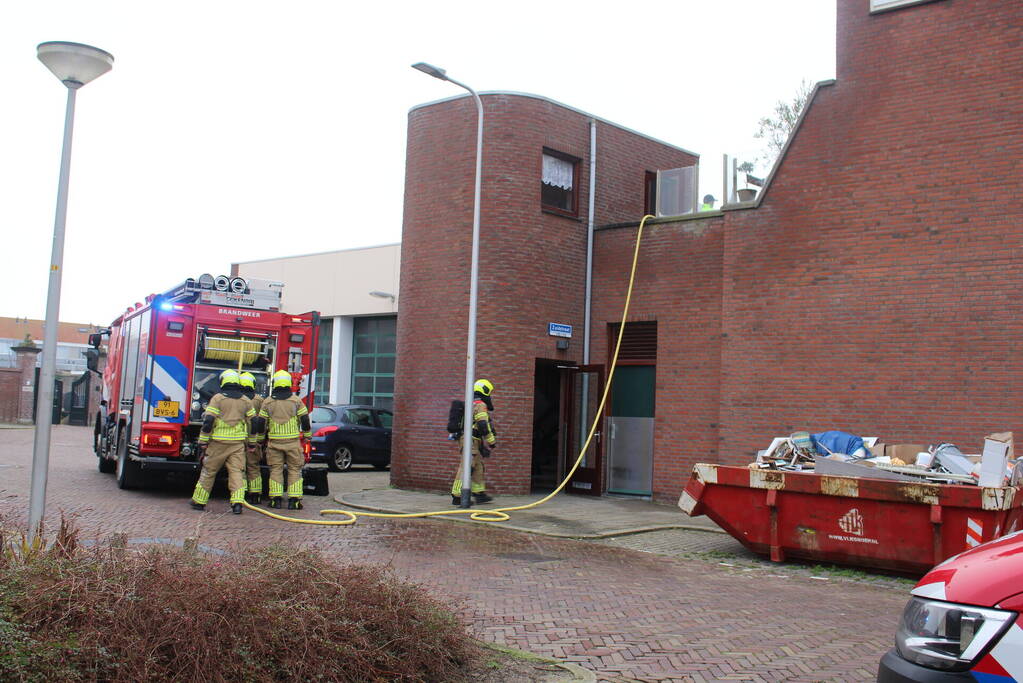 Forse rookontwikkeling in Houtkachel