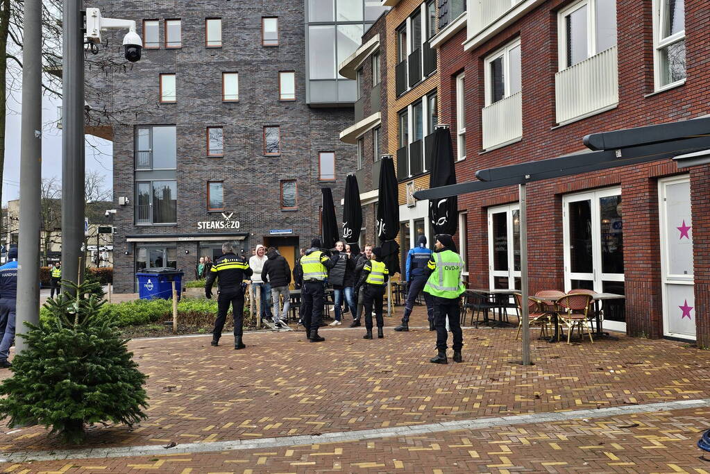 Politie houdt openbare orde oefening in centrum