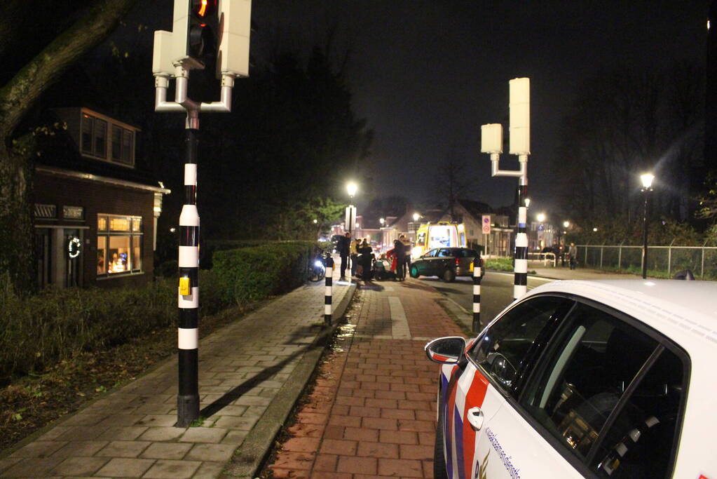 Fietser gewond bij aanrijding met auto