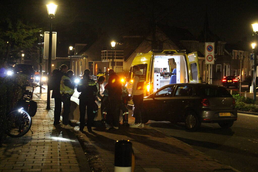 Fietser gewond bij aanrijding met auto