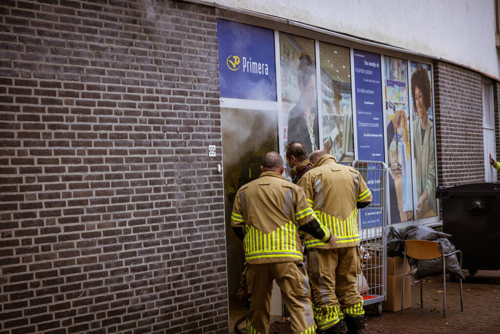 Brand in meterkast Primera Nieuwland