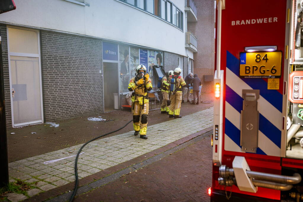 Brand in meterkast Primera Nieuwland