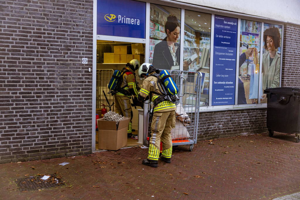 Brand in meterkast Primera Nieuwland