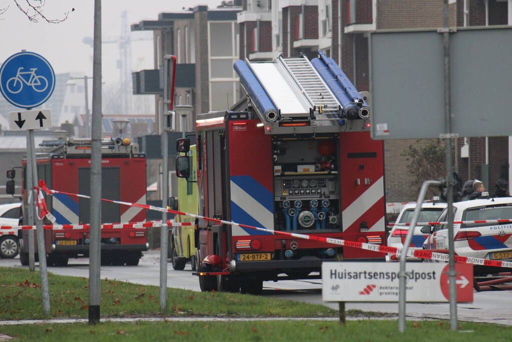 Persoon heeft gaskraan opengedraait arrestatieteam aanwezig