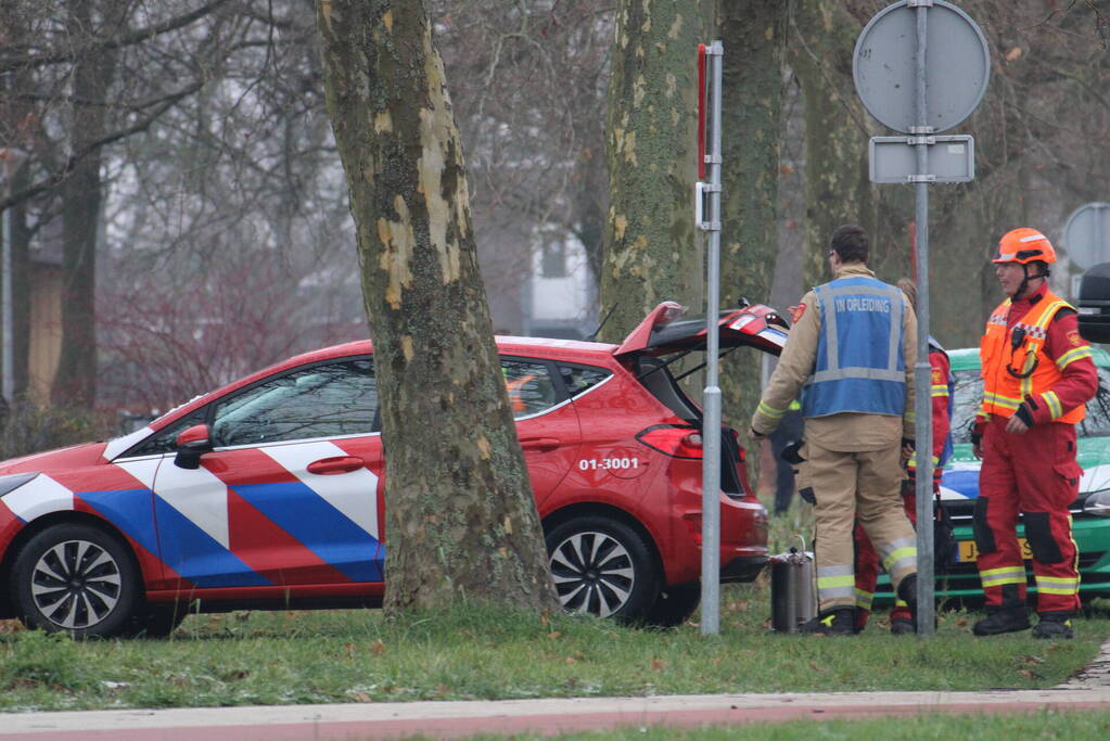 Persoon heeft gaskraan opengedraait arrestatieteam aanwezig