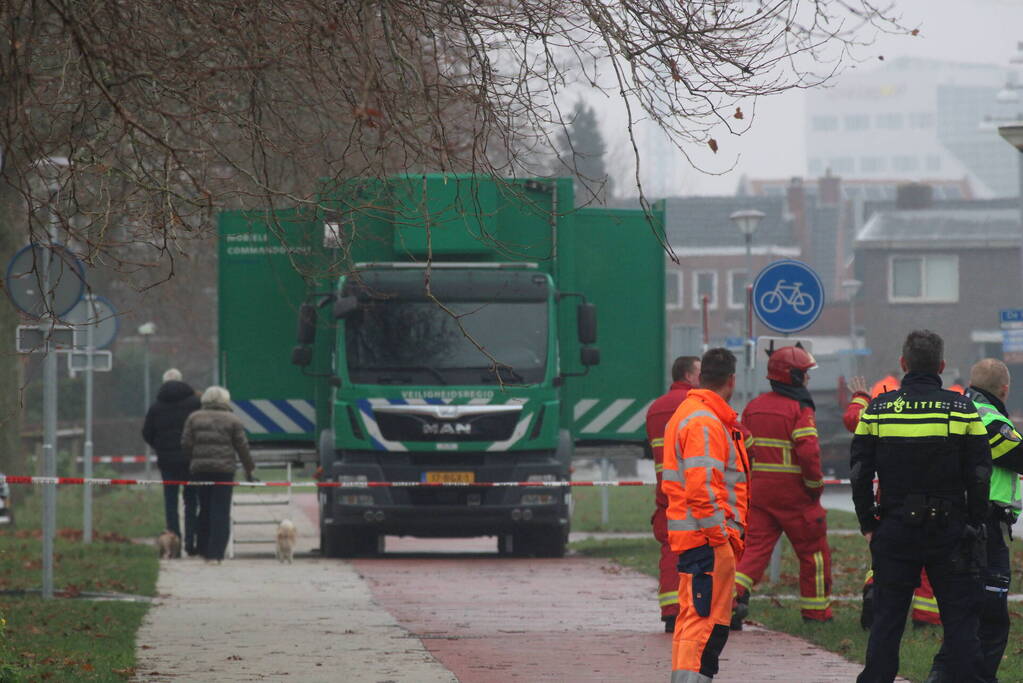 Persoon heeft gaskraan opengedraait arrestatieteam aanwezig