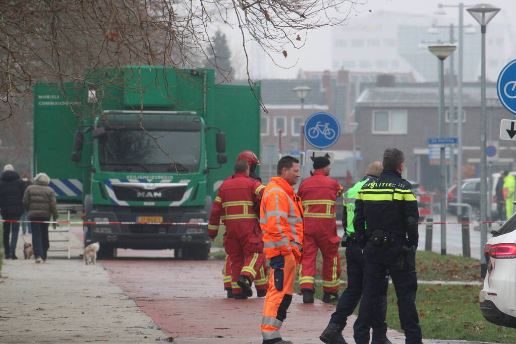 Persoon heeft gaskraan opengedraait arrestatieteam aanwezig