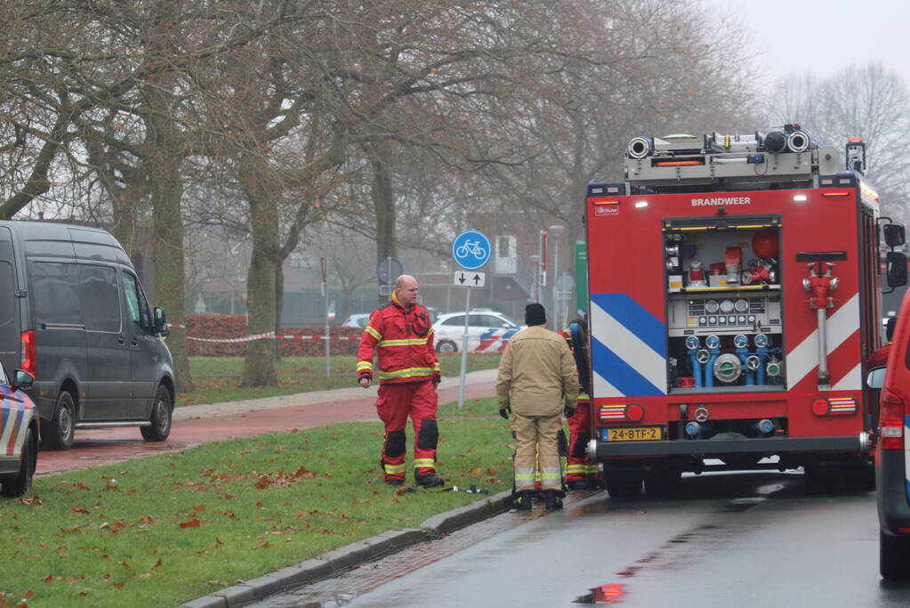 Persoon heeft gaskraan opengedraait arrestatieteam aanwezig