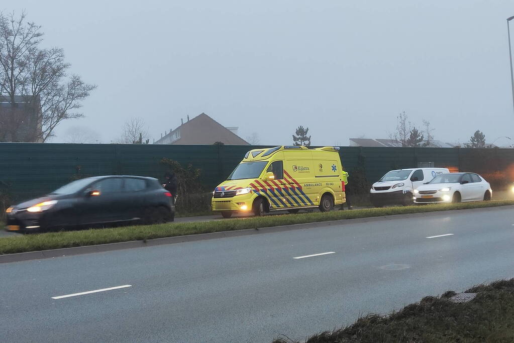 Auto en bestelbus betrokken bij ongeval