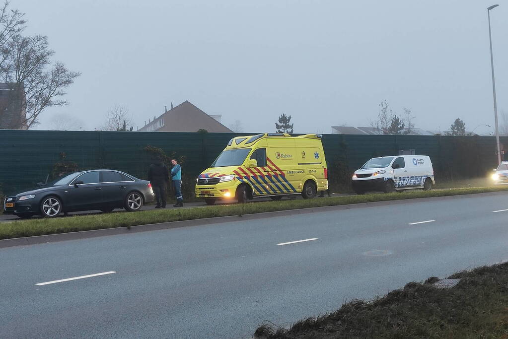 Auto en bestelbus betrokken bij ongeval