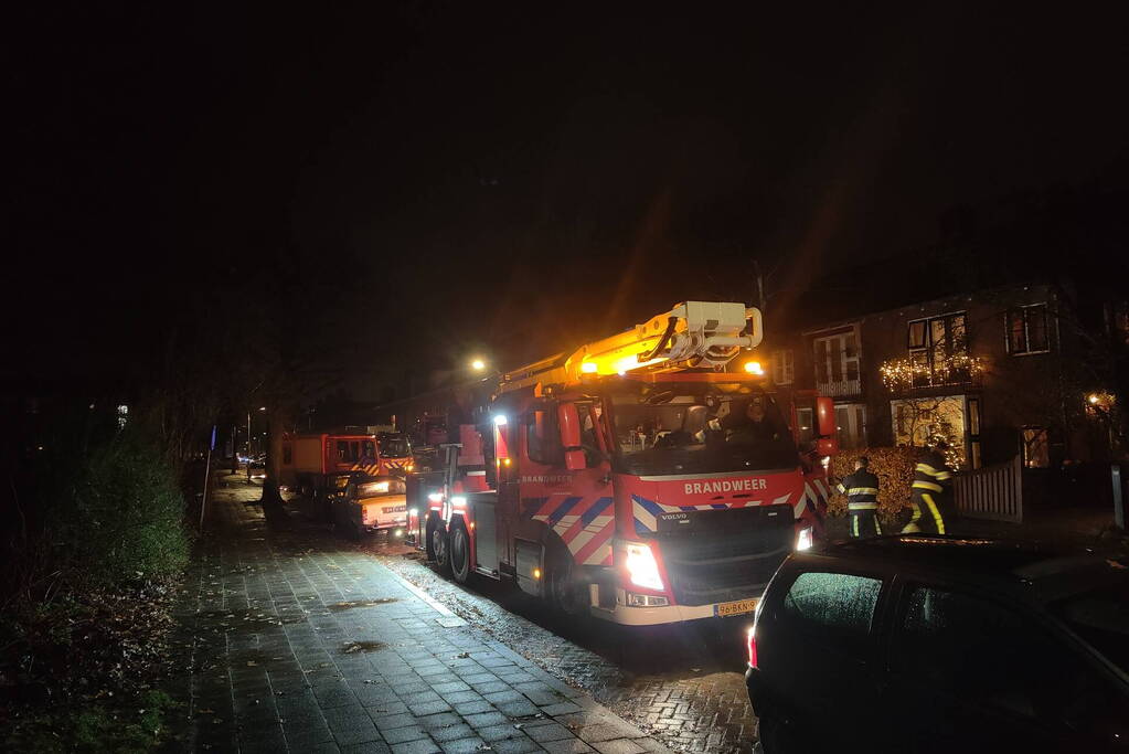 Brandweer ingezet voor schoorsteenbrand