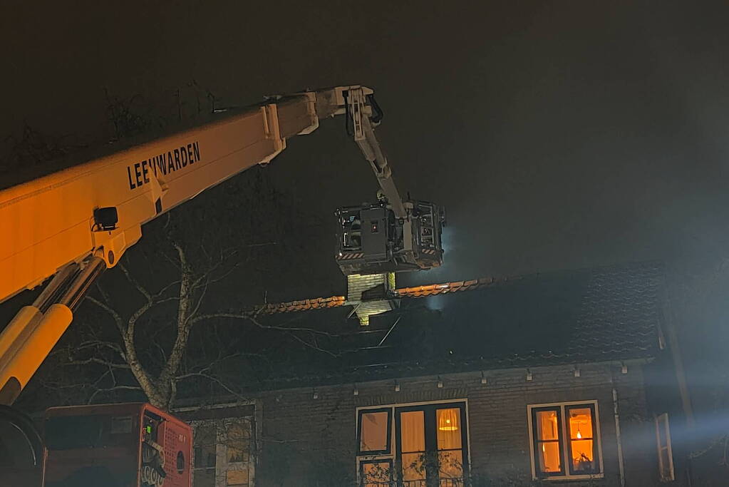 Brandweer ingezet voor schoorsteenbrand