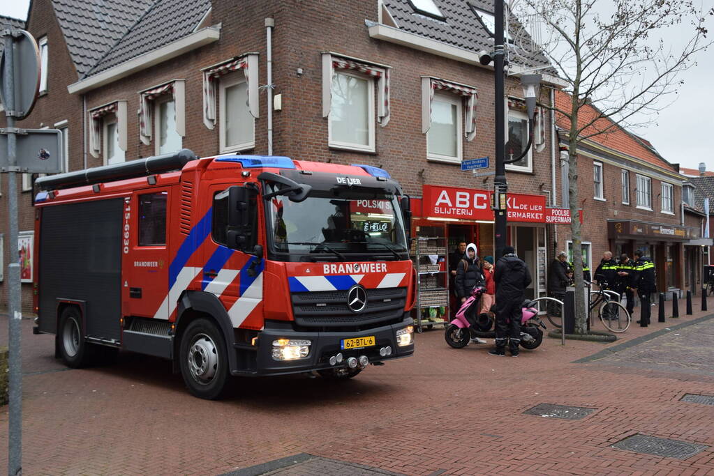 Brand in meterkast snel geblust