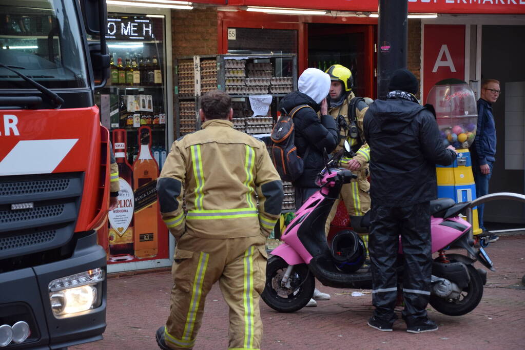 Brand in meterkast snel geblust