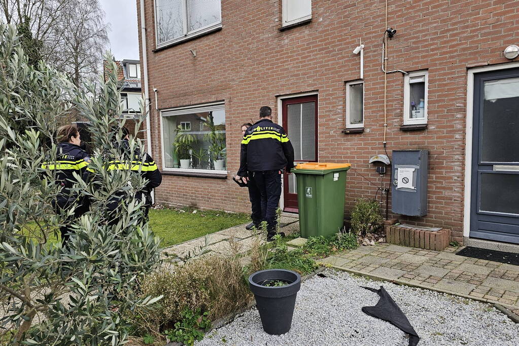 Hennepplantage aangetroffen in woning