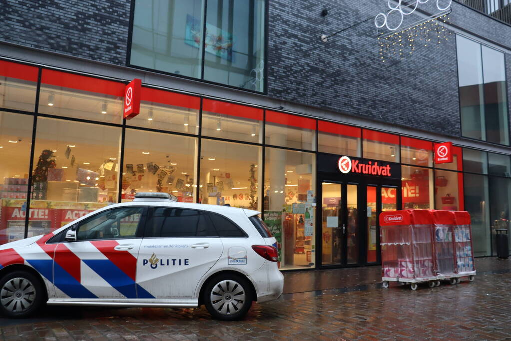 Onderzoek naar overval op winkel