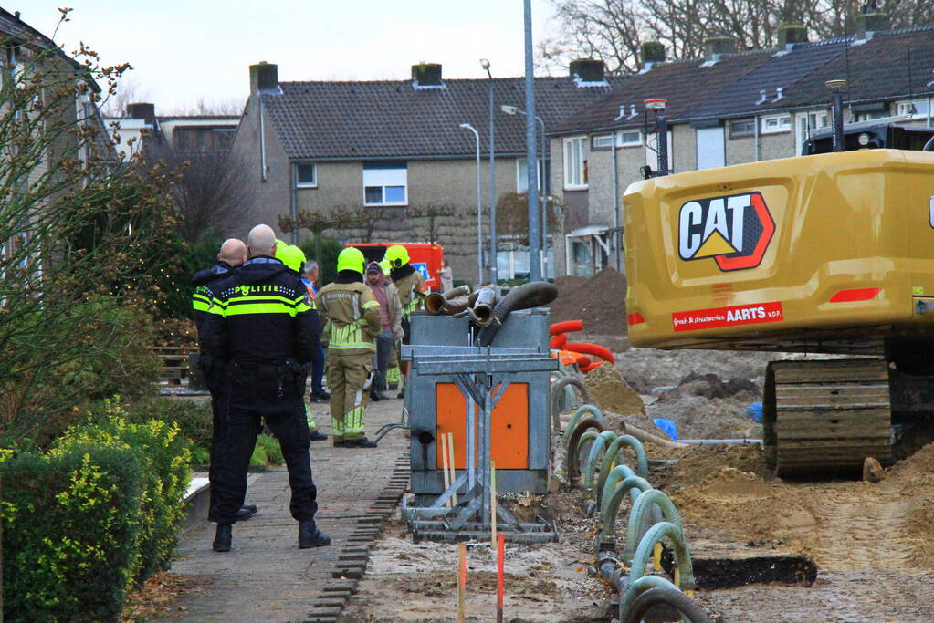 Woningen ontruimd wegens forse gaslekkage