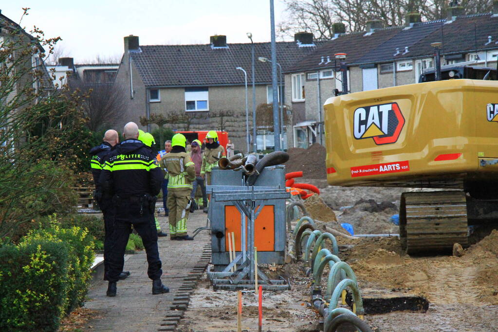 Woningen ontruimd wegens forse gaslekkage