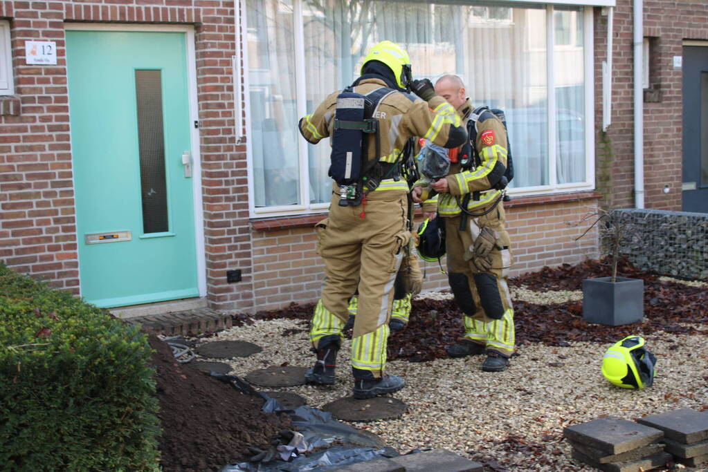 Gaslekkage door werkzaamheden