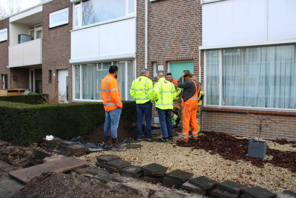 Gaslekkage door werkzaamheden