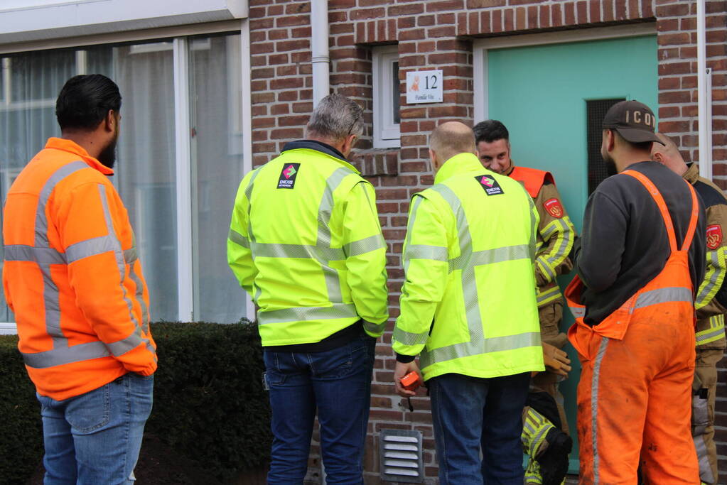 Gaslekkage door werkzaamheden