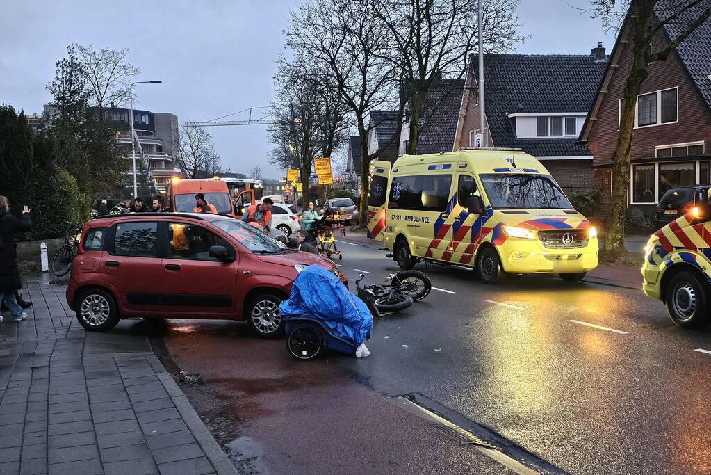 Gewonden en verkeerschaos na aanrijding