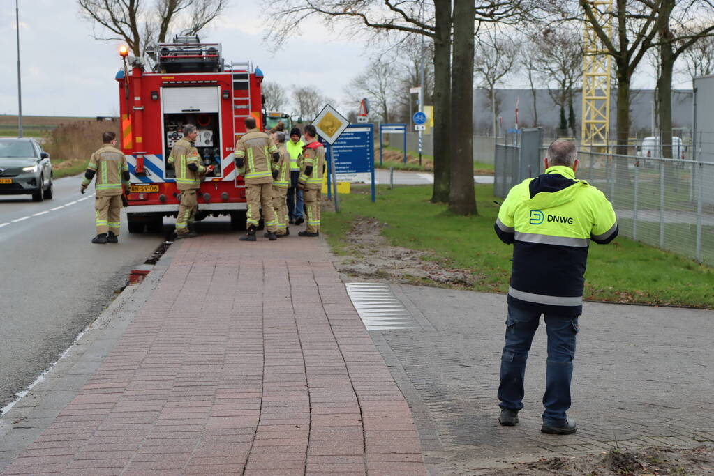 Gaslucht zorgt voor inzet brandweer