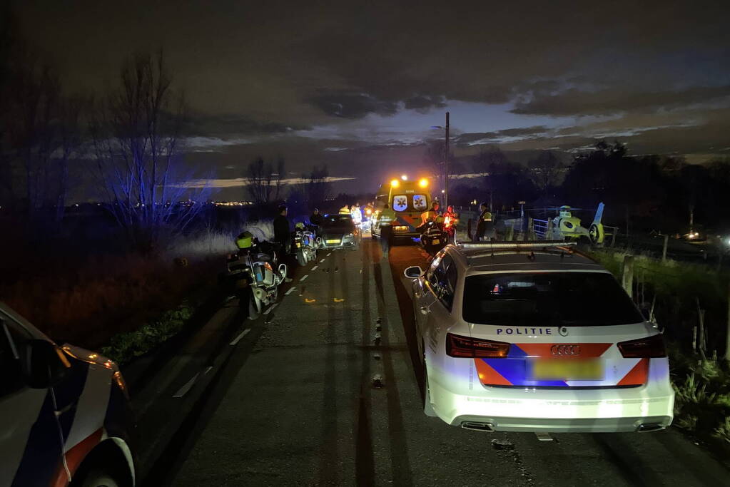 Motorrijdster overleden bij ongeval