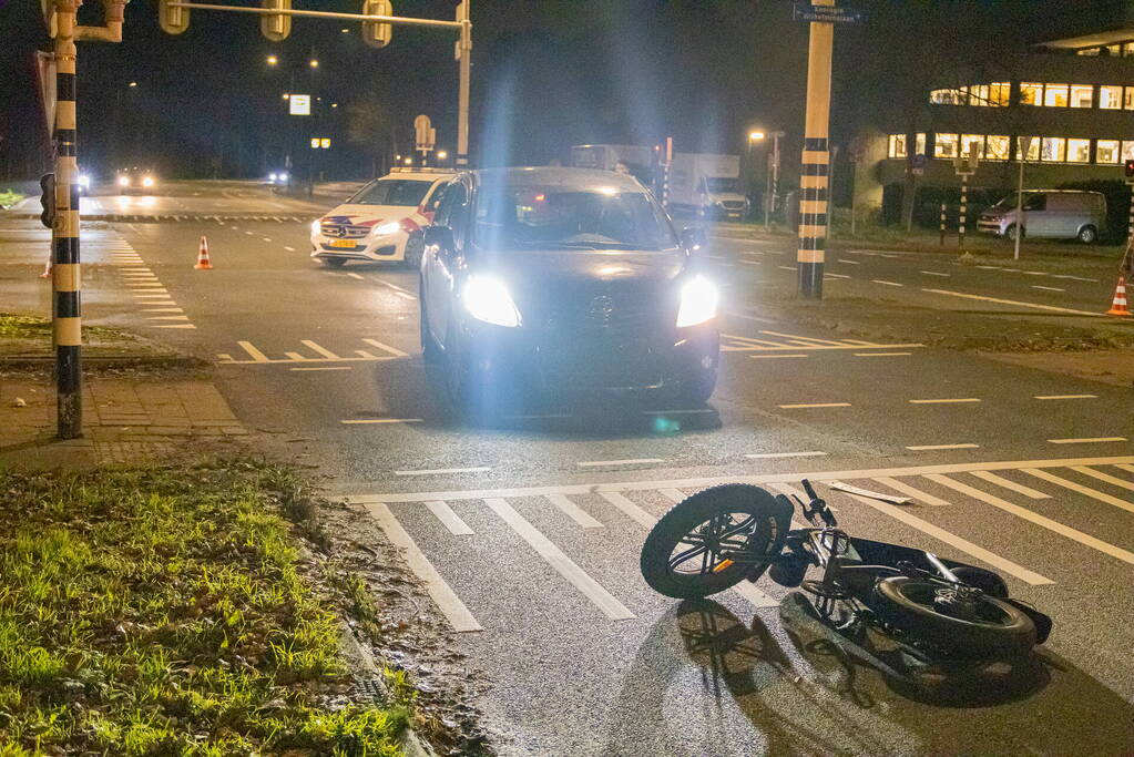 Fatbiker aangereden door automobilist